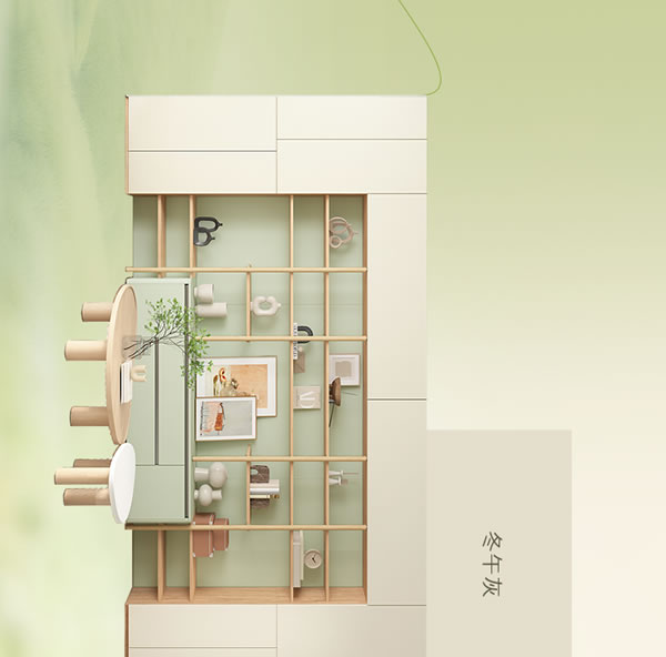 全友家居【定制新品丨沐春+】輕簡設計邂逅清新色調(diào)，生活松弛有度