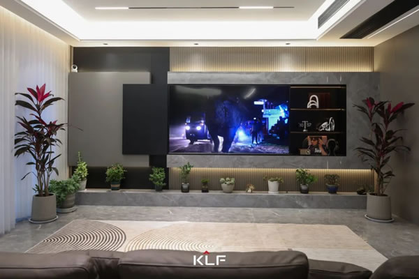 KLF客來?！ご喝占已b | 電視背景墻的正確打開方式