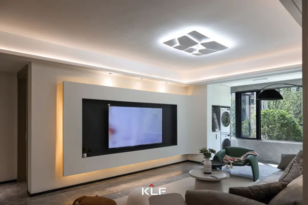 KLF客來?！ご喝占已b | 電視背景墻的正確打開方式