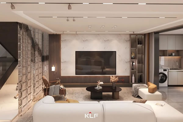 KLF客來?！ご喝占已b | 電視背景墻的正確打開方式