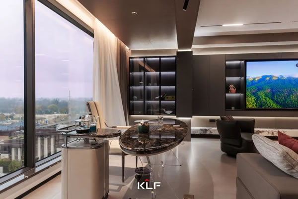 KLF客來?！ご喝占已b | 電視背景墻的正確打開方式