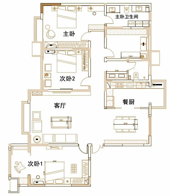 金牌衣柜·雅 | 140m2三居室，輕于形奢于質