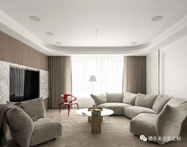 德樂夫全屋定制|輕奢奶油風(fēng)，治愈心靈的美