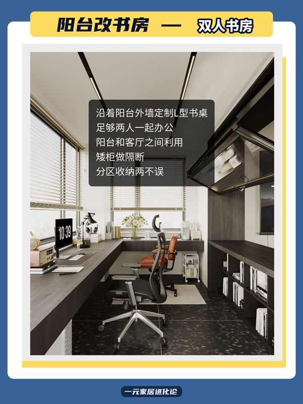 好萊客全屋定制|書房、茶室、電競房...教你4招陽臺王炸改造思路！