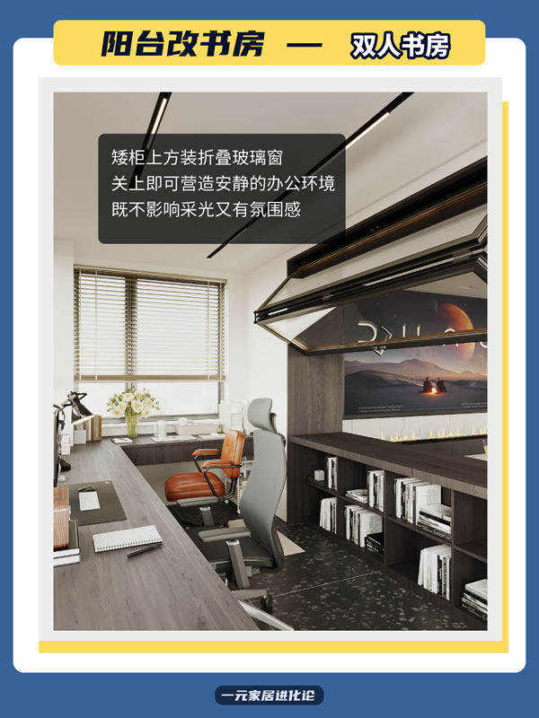 好萊客全屋定制|書房、茶室、電競房...教你4招陽臺王炸改造思路！