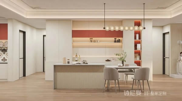 詩(shī)尼曼整家定制·134㎡法式奶油風(fēng) | 素雅情調(diào)，溫柔且浪漫