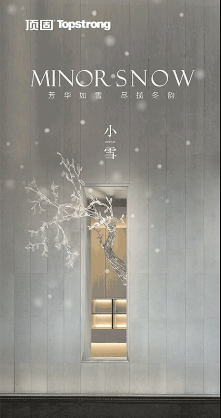 頂固整家定制·小雪丨芳華如雪，盡攬冬韻