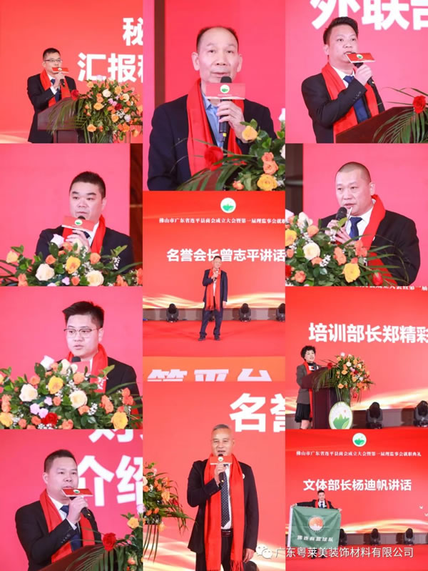 共筑平臺，共享未來|粵萊美董事長余劍鋒當(dāng)選佛山市廣東省連平縣商會第一任會長