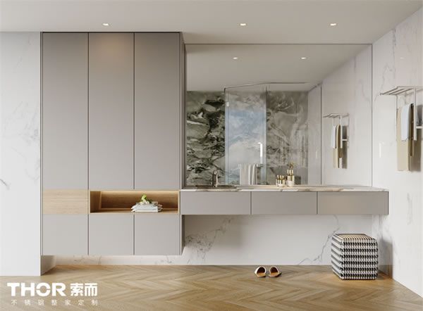 THOR索而不銹鋼整家定制|藏在家里的溫柔奶油風(fēng)