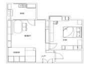 全友全屋案例丨76㎡極簡原木風(fēng)，定制5㎡地臺(tái)床，隔出獨(dú)立臥室！