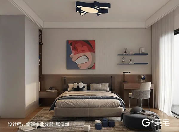 金牌衣柜·G+美宅 | 清新宜家四居室，舒適寫意