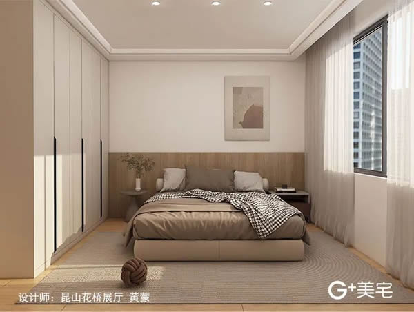 金牌衣柜·G+美宅 | 簡(jiǎn)約原木風(fēng)，暖色系空間超溫馨