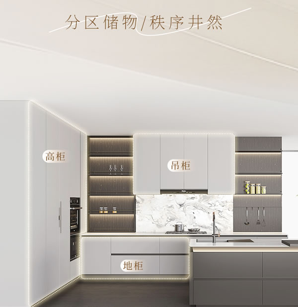 全友全屋定制【櫥柜新品丨布魯斯+】打造社交型廚房，提升幸福感