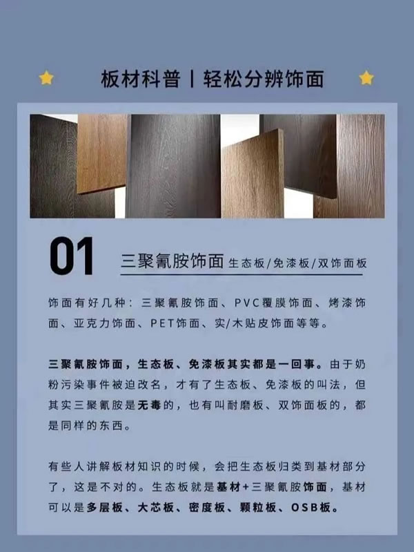 【愛麗莎全屋定制】輕松區(qū)分板材飾面，定制家居不踩坑！