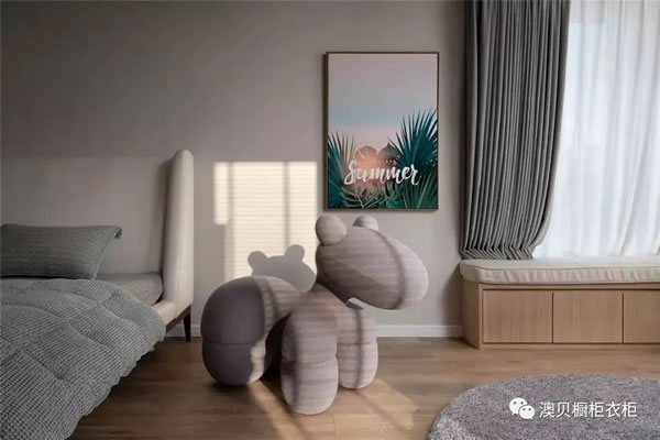 澳貝全屋定制 | 320㎡簡(jiǎn)約高級(jí)灰，自然本質(zhì)，自然舒適的輕松愜意居住氛圍