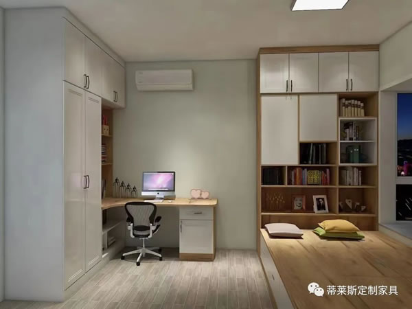 蒂萊斯定制家具 | 全屋定制案例 | 現(xiàn)代都市簡(jiǎn)約品味，孩子們喜歡到爆的兒童房