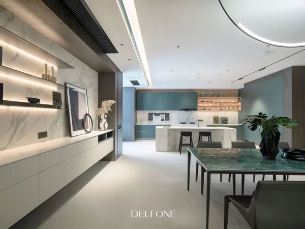 德利豐高端定制 | DELFONE | LDK一體化設(shè)計，突破界限，解鎖家的更多可能性！