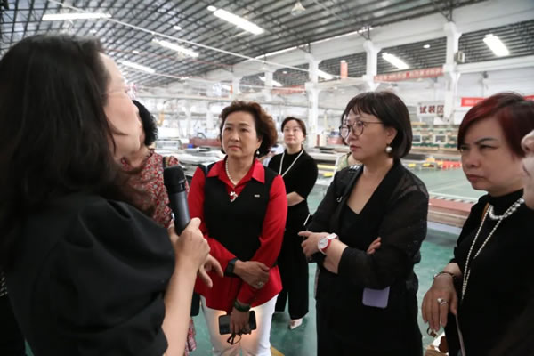 暖春行動，情系獅山｜邦元名匠迎來獅山女企業(yè)家協(xié)會到訪