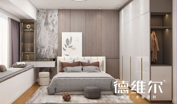 德維爾簡奢全屋定制|飄窗柜原來還有這么騷操作的設(shè)計
