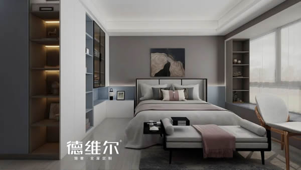 德維爾簡奢全屋定制|飄窗柜原來還有這么騷操作的設(shè)計