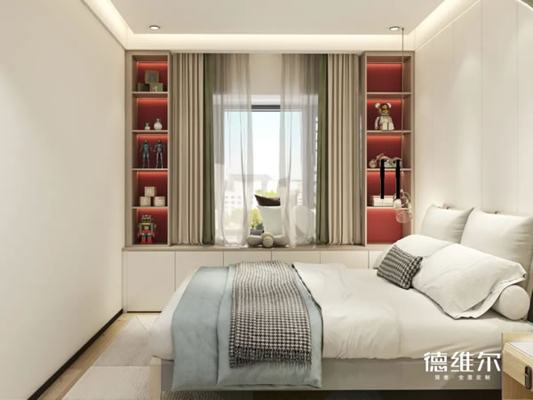 德維爾簡奢全屋定制|飄窗柜原來還有這么騷操作的設(shè)計