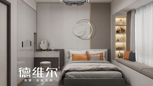 德維爾簡奢全屋定制|飄窗柜原來還有這么騷操作的設(shè)計