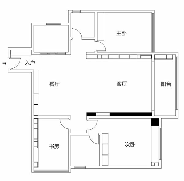 全友全屋案例丨新中式115㎡三居，圍合式布局，陽(yáng)臺(tái)美如畫！