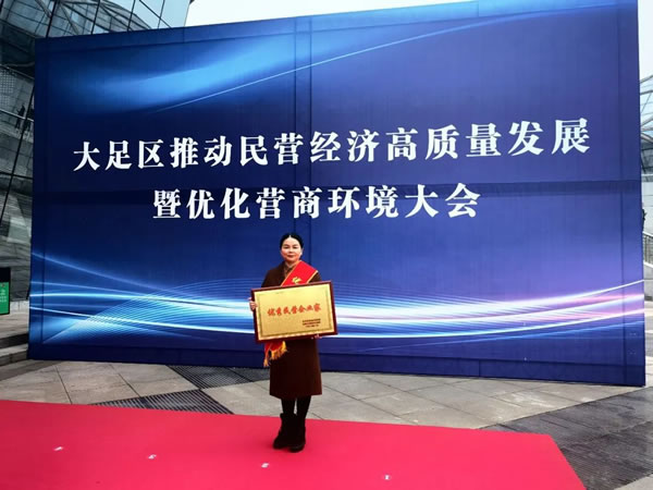 熱烈祝賀 | 奢匠總裁王延容女士榮膺“優(yōu)秀民營企業(yè)家”殊榮