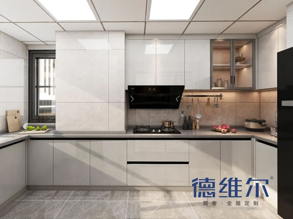 德維爾簡奢全屋定制|廚房的黃金比例弄好，能省不少事！