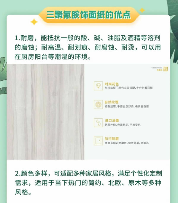 瑪格全屋定制工藝專欄 | 家具板材貼紙的“主流擔(dān)當(dāng)”——三胺飾面