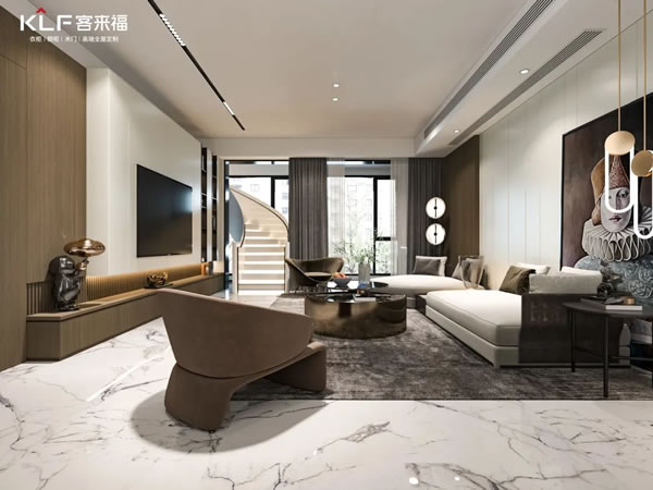 客來(lái)福整家定制|莫蘭迪水漆X淺色系，靜謐優(yōu)雅的現(xiàn)代家居設(shè)計(jì)！
