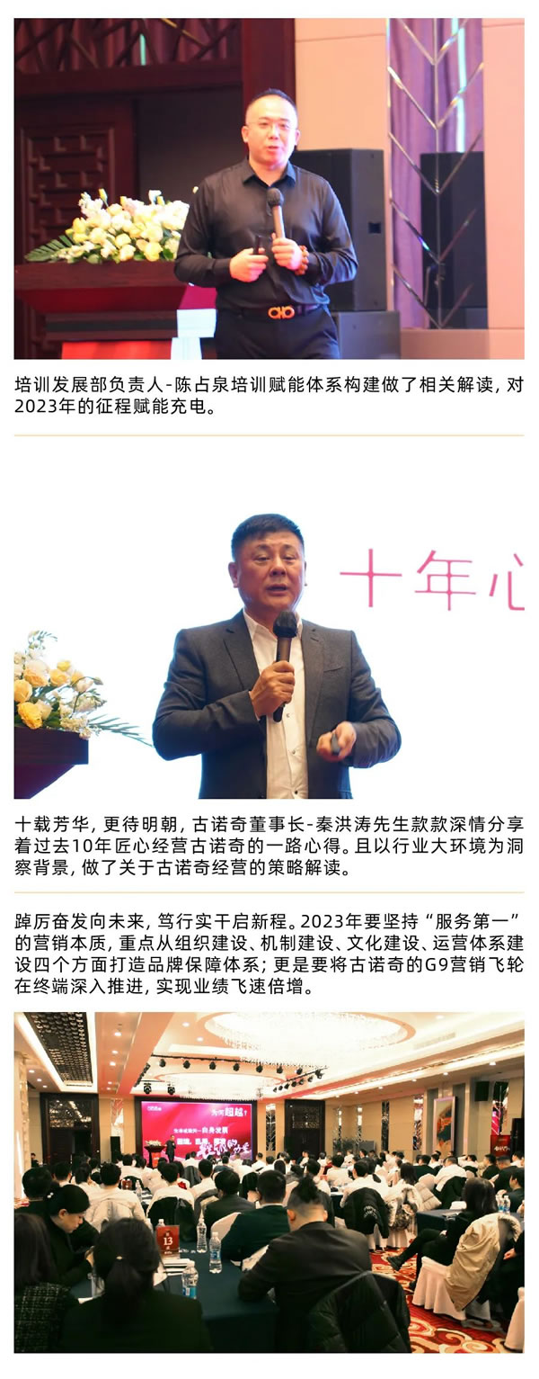 古諾奇全案定制·超越的力量丨2023年度全國(guó)經(jīng)銷商大會(huì)圓滿收官