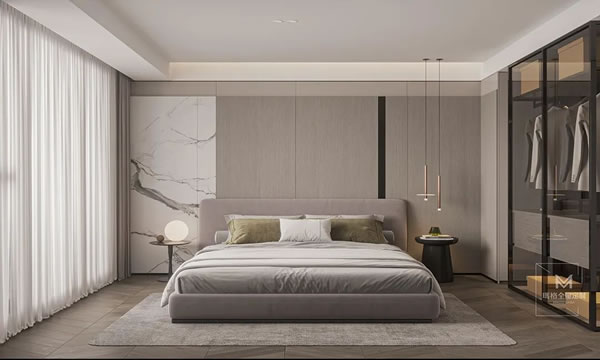 瑪格全屋定制·188㎡絕美大平層，新中式設(shè)計(jì)兼具極簡(jiǎn)風(fēng)，美到了骨子里~