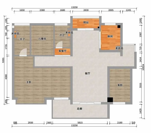 勞卡全屋定制|柜子當(dāng)墻用，一堵墻割出獨(dú)立琴房，家里再有錢(qián)也不能浪費(fèi)1㎡