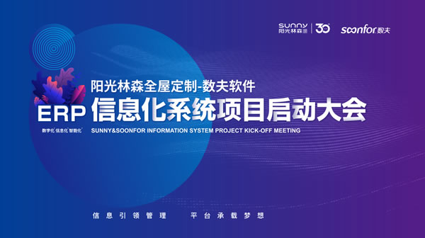 陽(yáng)光林森信息化系統(tǒng)全面啟動(dòng)