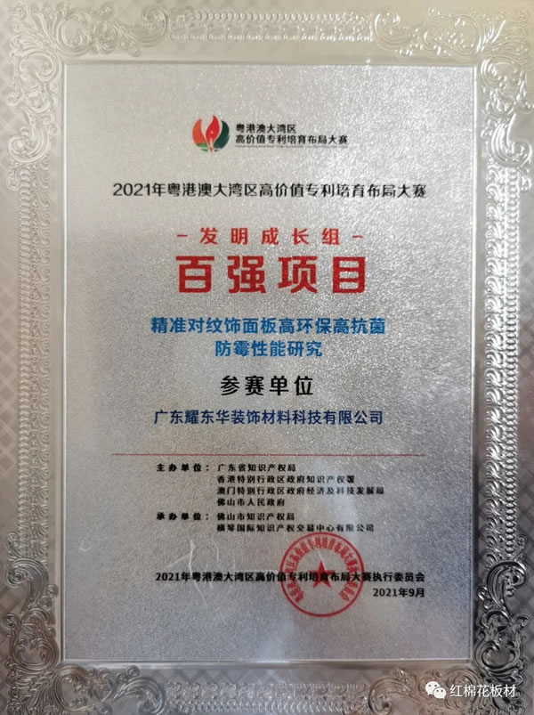 耀東華積極投入粵港澳大灣區(qū)高價值專利培育布局大賽活動