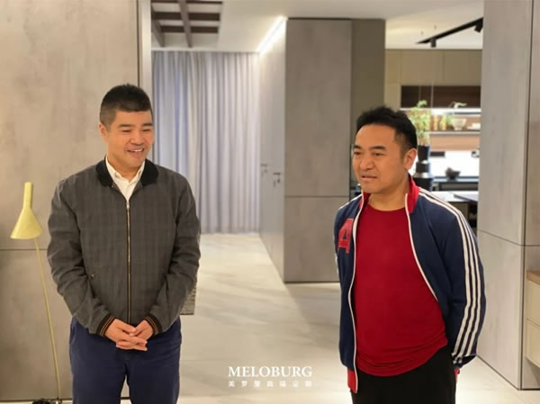 北京商報吳厚斌主任一行蒞臨美羅堡總部參觀采訪