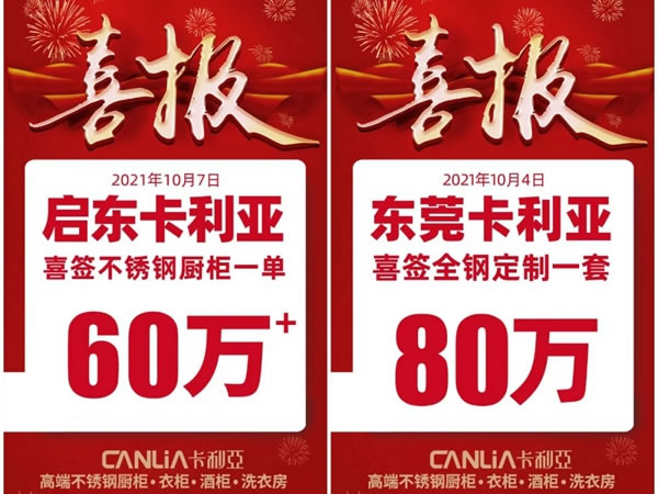 質(zhì)感家裝|卡利亞雙節(jié)簽單不斷強(qiáng)勢出圈