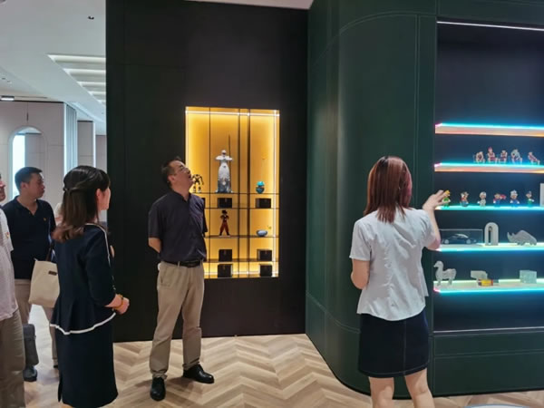 安徽省經(jīng)信廳裝備工業(yè)處領(lǐng)導(dǎo)一行蒞臨客來福全屋定制參觀考察