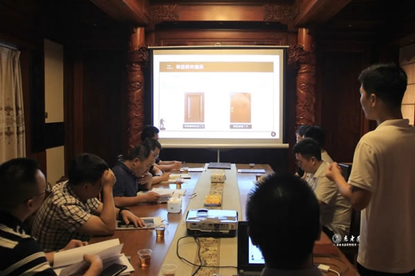 省科技型中小企業(yè)技術(shù)創(chuàng)新中心領(lǐng)導(dǎo)蒞臨《老木匠木業(yè)有限公司》實(shí)地評(píng)審省科技項(xiàng)目