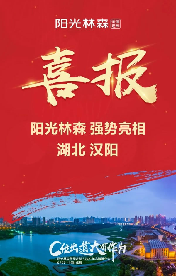 十店連開 氣勢如虹 陽光林森全屋定制品牌風暴再度來襲！
