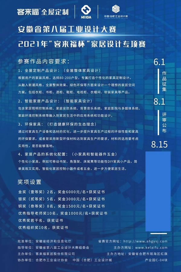 安徽省第八屆工業(yè)設(shè)計大賽 —“客來福杯”家居設(shè)計專項賽宣講會合肥學院站順利召開！