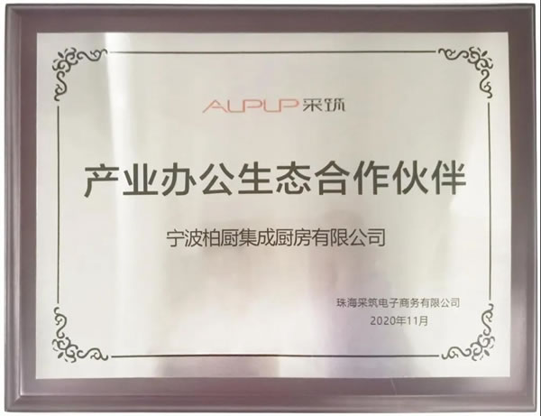 柏廚家居獲評(píng)“2020中國(guó)房產(chǎn)風(fēng)云榜年度榜樣品牌”