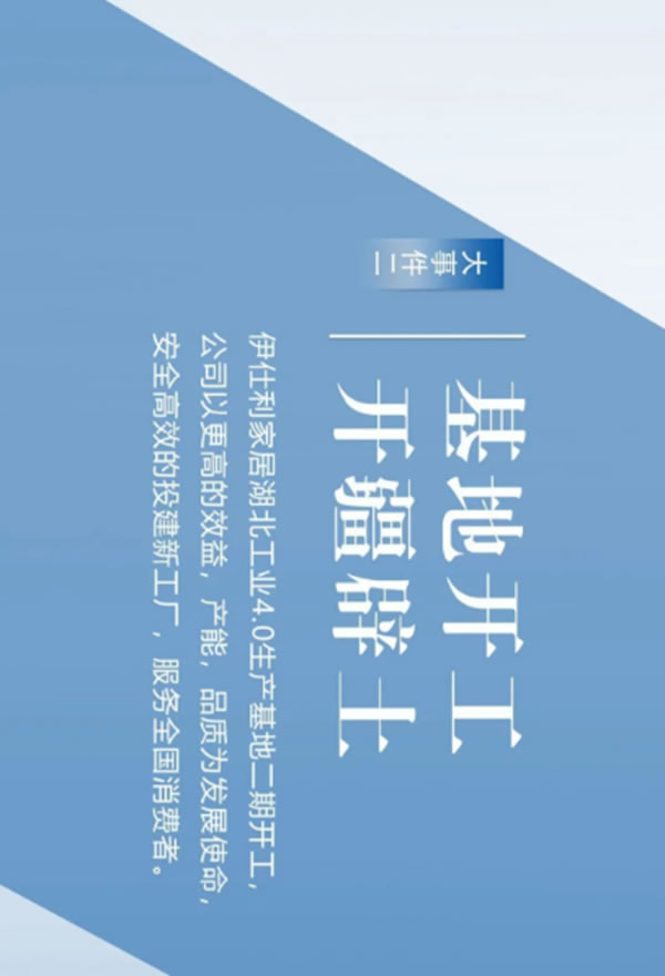 盤點：伊仕利家居2020年那些銘記于心的大事件！