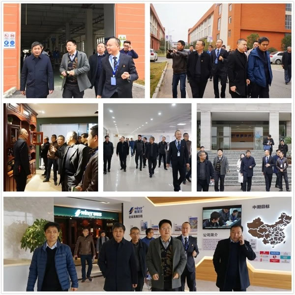 上饒市黨建“三化”建設觀摩團至唯妮爾集團觀摩指導
