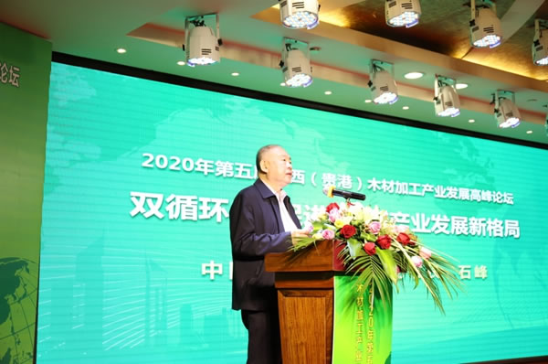 耀東華公司曾敏華董事長出席第五屆廣西木材加工產(chǎn)業(yè)發(fā)展高峰論壇并作主旨報告