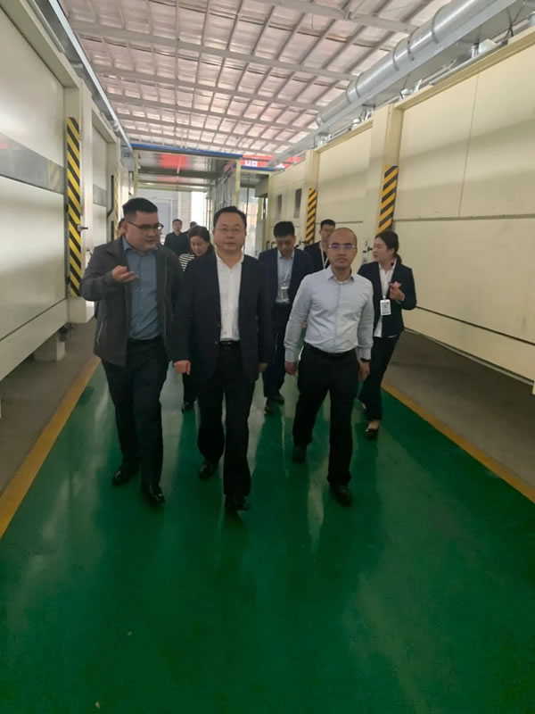 荊門孫兵市長一行蒞臨旭美尚諾總部考察