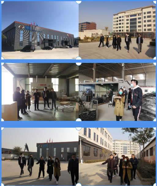 物美集團(tuán)代表前往京晶展示工廠參觀考察