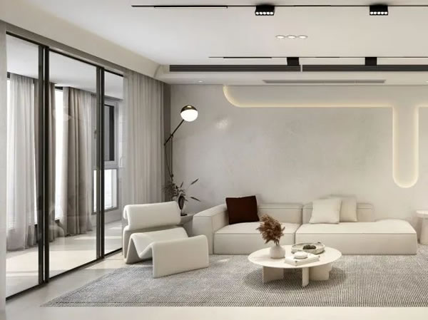 博洛尼全屋定制·Boloni｜123m2現(xiàn)代時尚風，交匯于本源之地