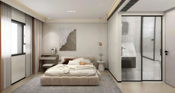 博洛尼全屋定制·Boloni｜123m2現(xiàn)代時尚風，交匯于本源之地